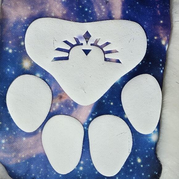 SpiritHoods Husky Rare Galaxy Collector's Edition 2018 Faux Fur Hood Galaxy Paws - Picture 11 of 12